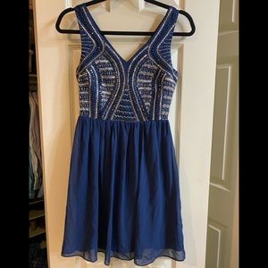 Formal Navy Blue Gianni Bini Dress